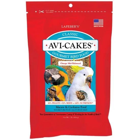 (image for) Macaw/Cockatoo Avi-Cakes 16oz